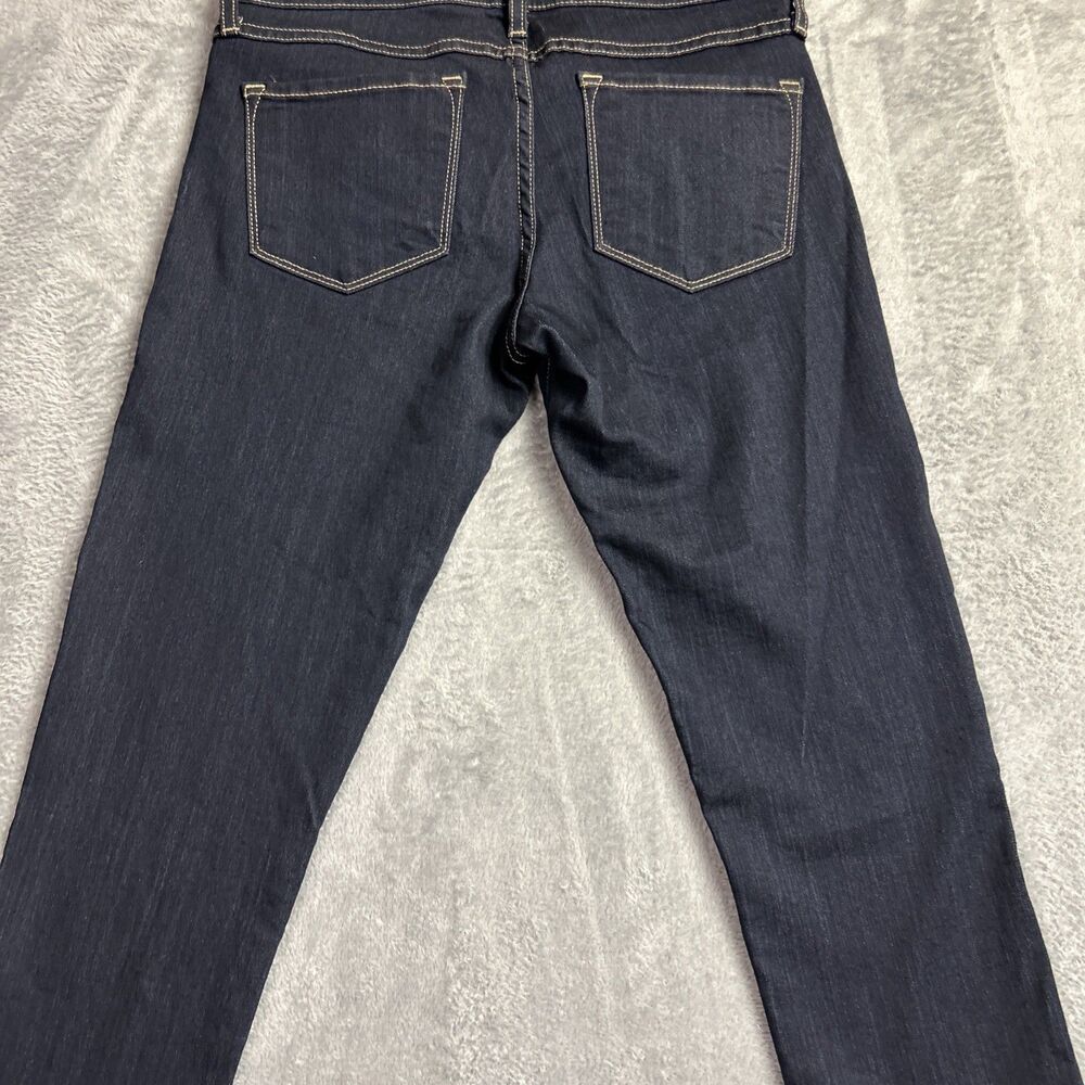 Flying Monkey Womens Jeans Dark Wash Sz. 28 Relaxed Stretch Straight Leg Capri - Picture 16 of 16